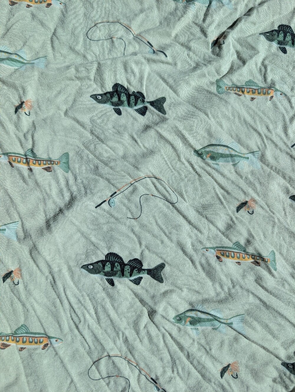 Kyte Baby Fishing Crib Sheet